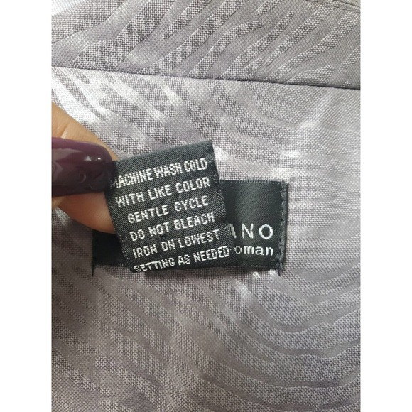 T. Milano Purple 100% Polyester Long Sleeve Single Breasted Blazer Size 22W - Picture 10 of 11